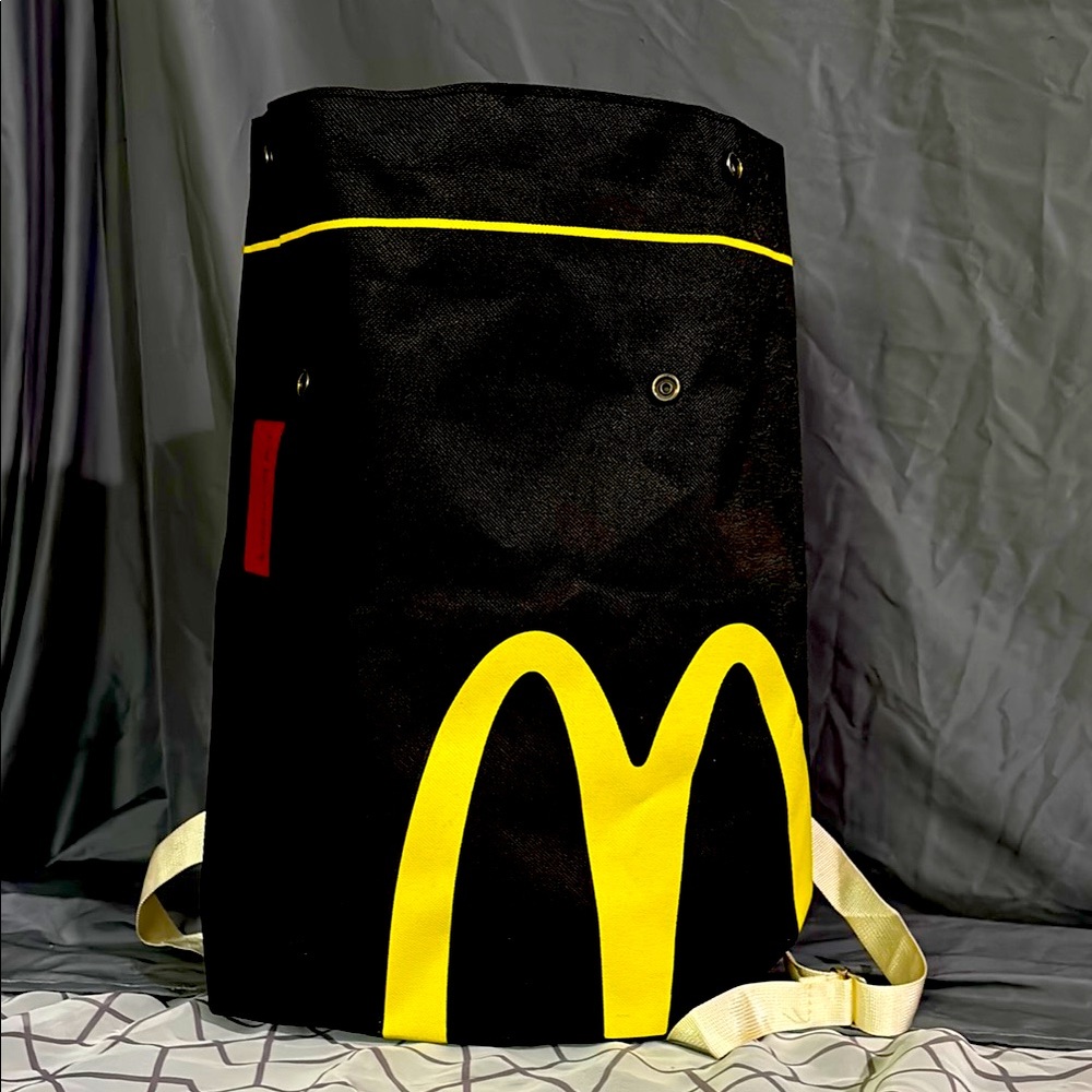 McDonald’s Black and Yellow Backpack